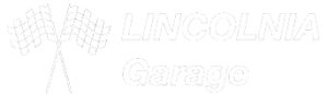 lincolnia garage white logo