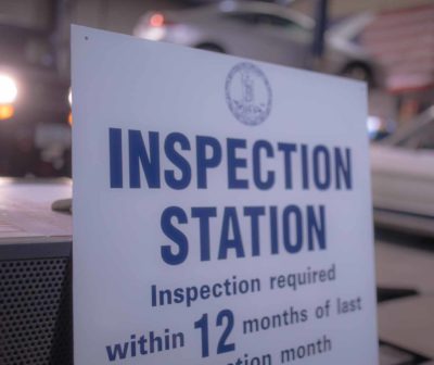 state safety inspections sign
